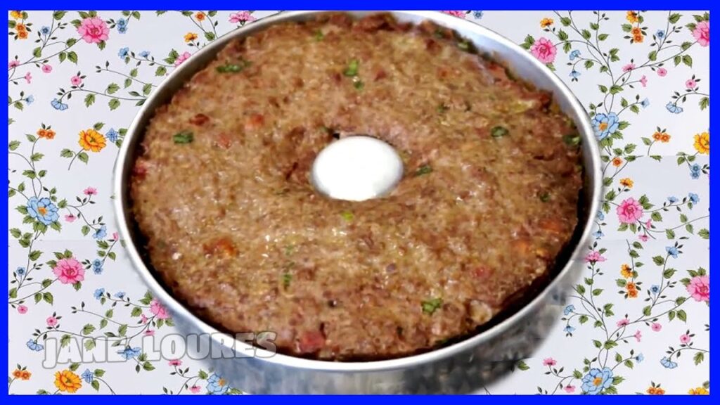 Carne na forma de bolo receita