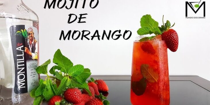 Drink red mojito receita