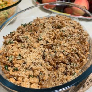 Farofa de cebola caramelizada receita