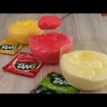 Mousse de frutas com tang