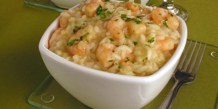 Risoto de camarão cremoso do Masterchef ana maria