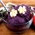 Sorvete de açaí natural cremoso