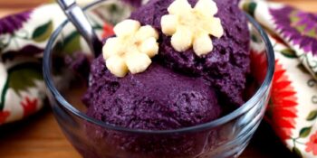 Sorvete de açaí natural