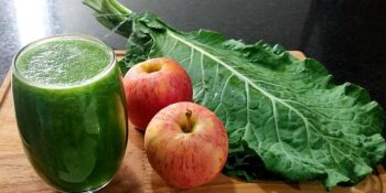 Suco detox de couve