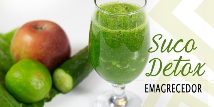 Suco detox seca barriga receita