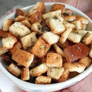 Torrada de pão de forma na airfryer receita