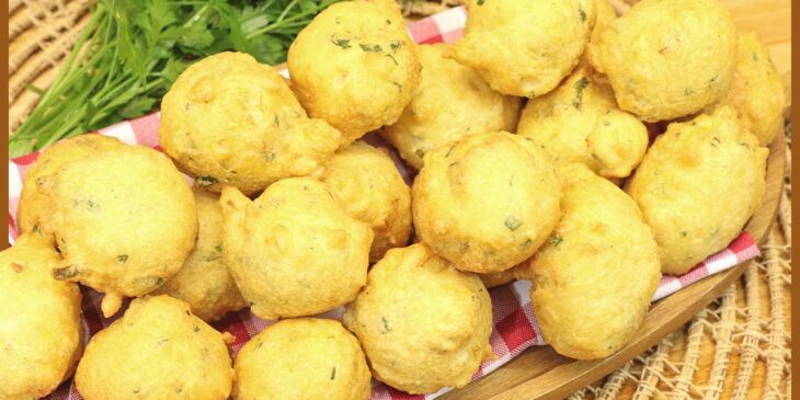 Bolinho de chuva salgado receita