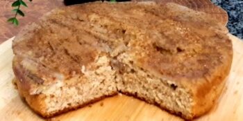 Bolo de aveia na airfryer