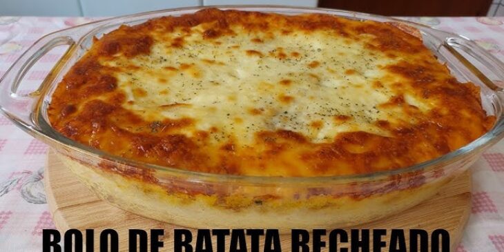 Bolo de batata com carne moída receita