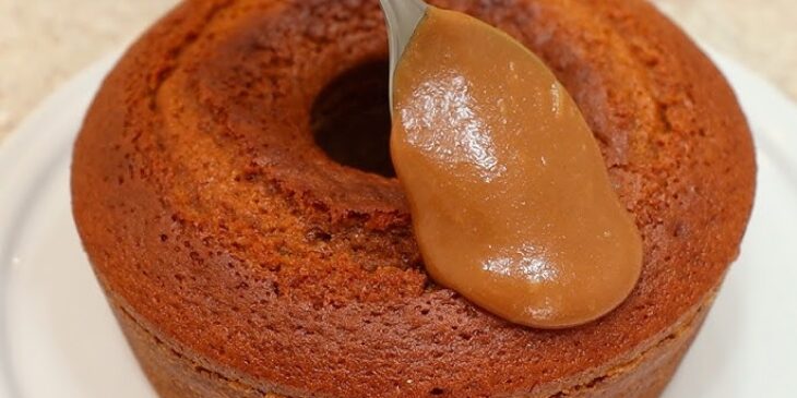 Bolo de caramelo como preparar