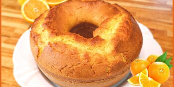 Bolo de laranja sem trigo