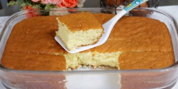 Bolo de leite quente