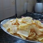 Chips de mandioca com lemon pepper ana maria
