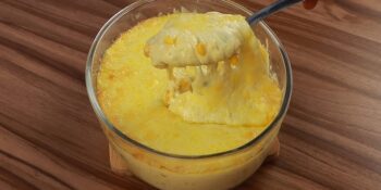 Creme de milho vegetariano