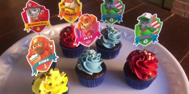 Cupcake patrulha canina decorado