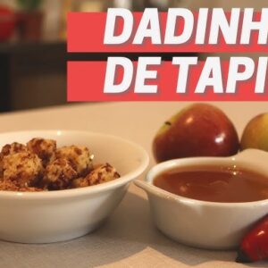 Dadinho de tapioca com queijo parmesão ana maria