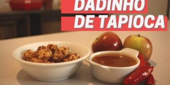 Dadinho de tapioca com queijo parmesão