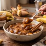 Doce de banana com canela