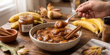 Doce de banana com canela