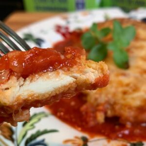 Frango à parmegiana na frigideira receita
