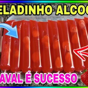 Geladinho de vodka receita