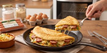 Lanche de frigideira sem trigo em 5 minutos: receita prática e deliciosa