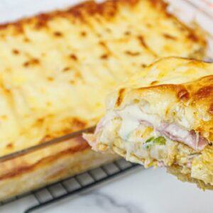 Lasanha de 25 minutos cremosa