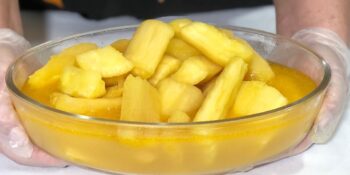 Macaxeira cozida