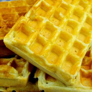 Massa de waffle caseira receita