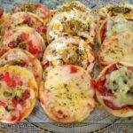Mini pizza de mussarela receita