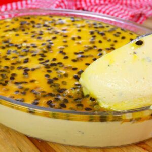 Mousse de maracujá com polpa receita