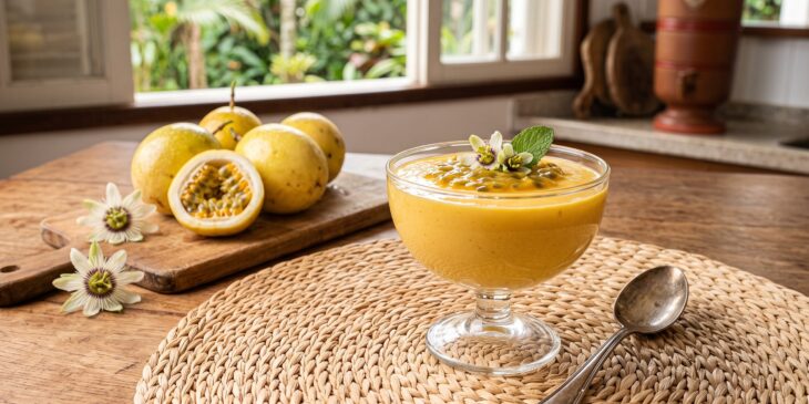 Mousse de maracujá individual