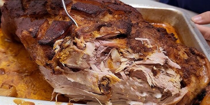 Pernil assado no forno suculento ana maria