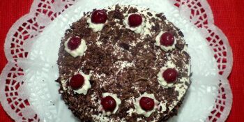 Recheio de bolo de floresta negra