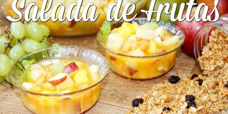 Salada de fruta proteica tudo gostoso