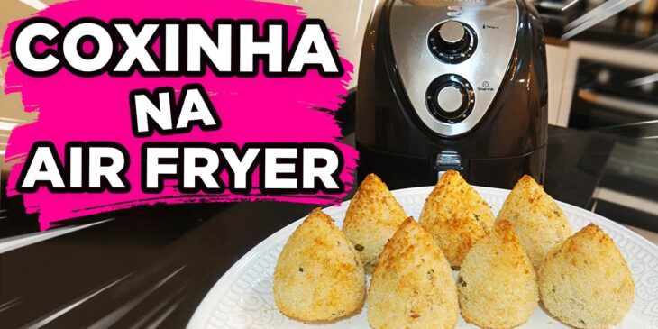 Salgado sem glúten e sem fritura na airfryer receita coxinha