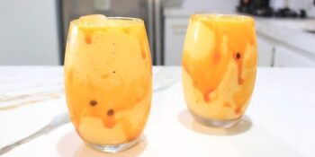 Smoothie de manga e maracujá
