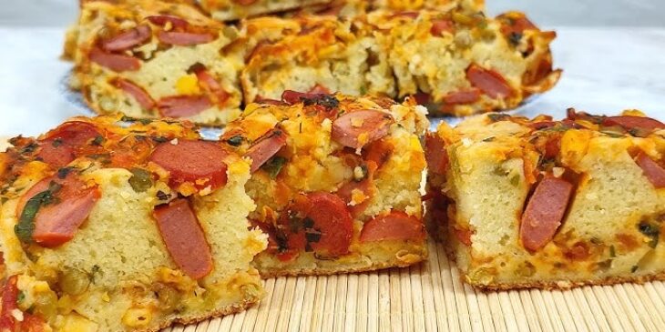 Torta de salsicha de forno como preparar