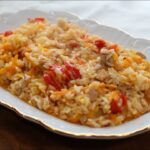 Arroz com atum tudo gostoso