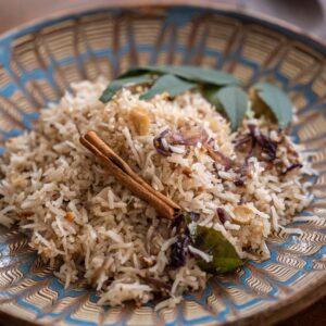 Arroz de coco com castanhas receita