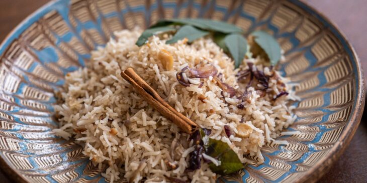 Arroz de coco com castanhas receita