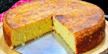 Bolo de milho com gosto de pamonha