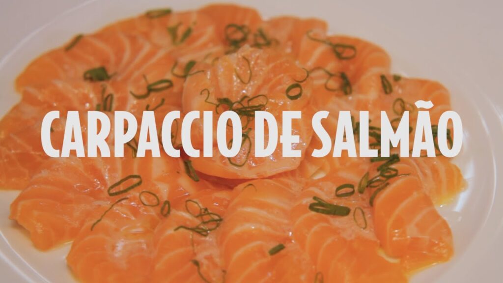 Carpaccio de salmão receita