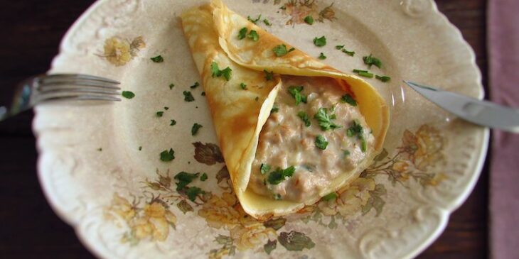 Crepe de atum receita cremosa demais