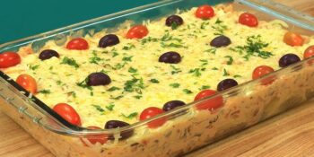 Escondidinho de bacalhau de pobre