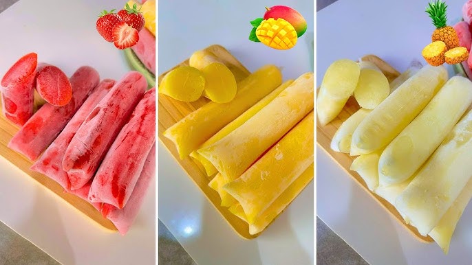 Geladinho de frutas bem cremosinho receita