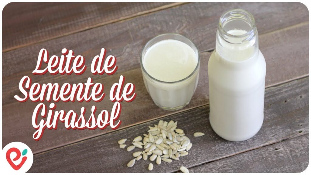 Leite de girassol receita
