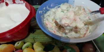 Maionese de batata caseira saudável com 3 ingredientes
