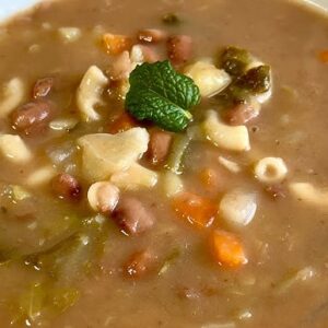 Minestrone de feijão receita
