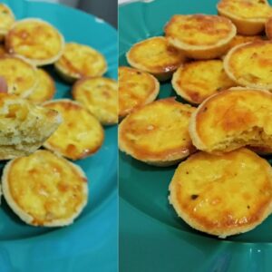 Mini quiche de alho poró receita
